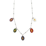 Collana madonnina pastello
