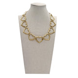 Collana cuori traforati