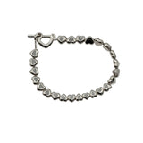 Bracciale cuore legato
