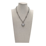 Collana cuore striato