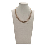 Collana groumette strass