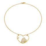 Collana cuore aperto