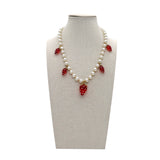 Collana perla di fragola