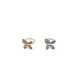 Anello farfalla strass
