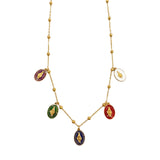 Collana madonnina pastello