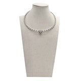 Collana rigida cuore