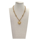 Collana cuore striato