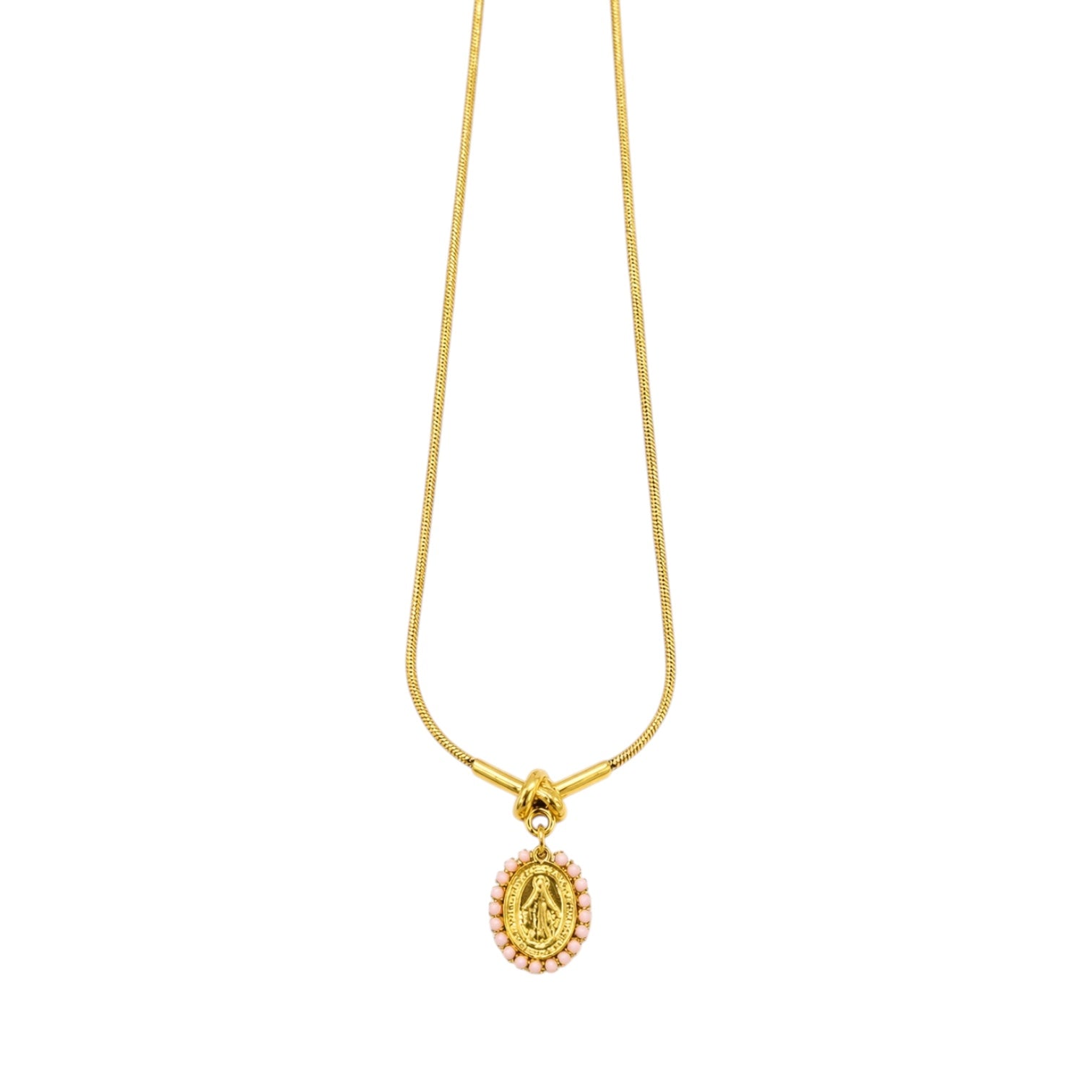 Collana madonnina perline