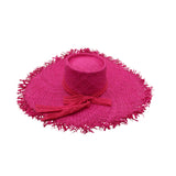 Cappello paglia fucsia