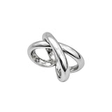 Anello incrocio liscio