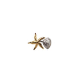 Anello stella e conchiglia