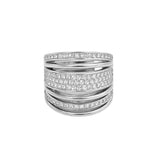Anello fasce brillanti