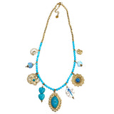 Collana onda blu