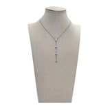 Collana goccia diamante
