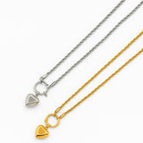 Collana torchon heart