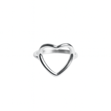 Anello cuore traforato