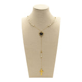Collana rosary white