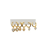 Set pendente cuore diamond