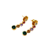 Orecchino sfere di luce multicolore