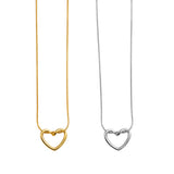 Collana cuore liscio