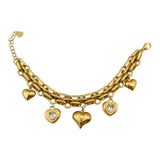 Bracciale malia cuore sonagli