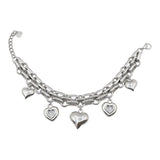Bracciale malia cuore sonagli